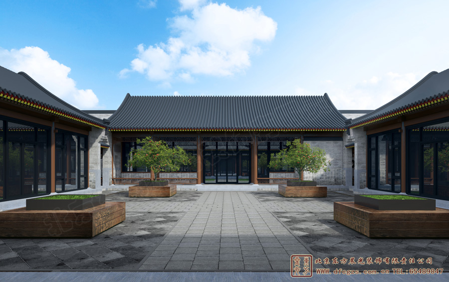 仿古中式建筑設(shè)計(jì)