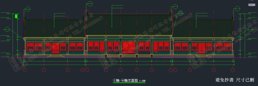 農(nóng)村仿古中式建筑設(shè)計(jì)案例