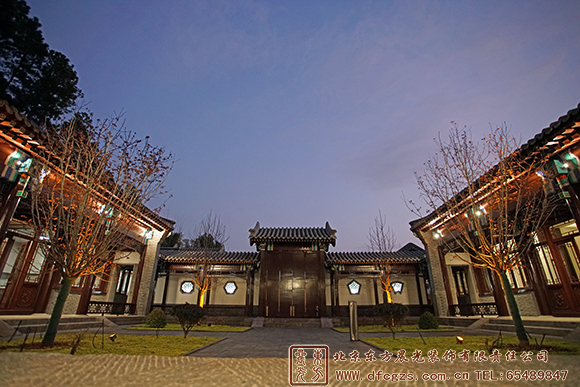 仿古二層四合院