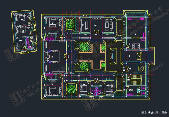 四合院民居建筑設(shè)計圖