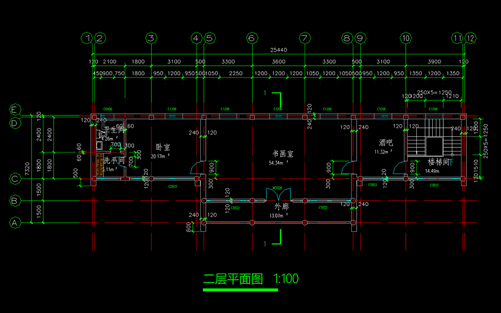 徽派二進(jìn)中式建筑設(shè)計案例