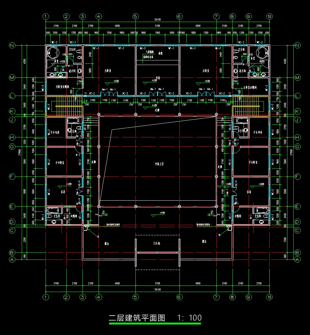 北京中式會所施工圖