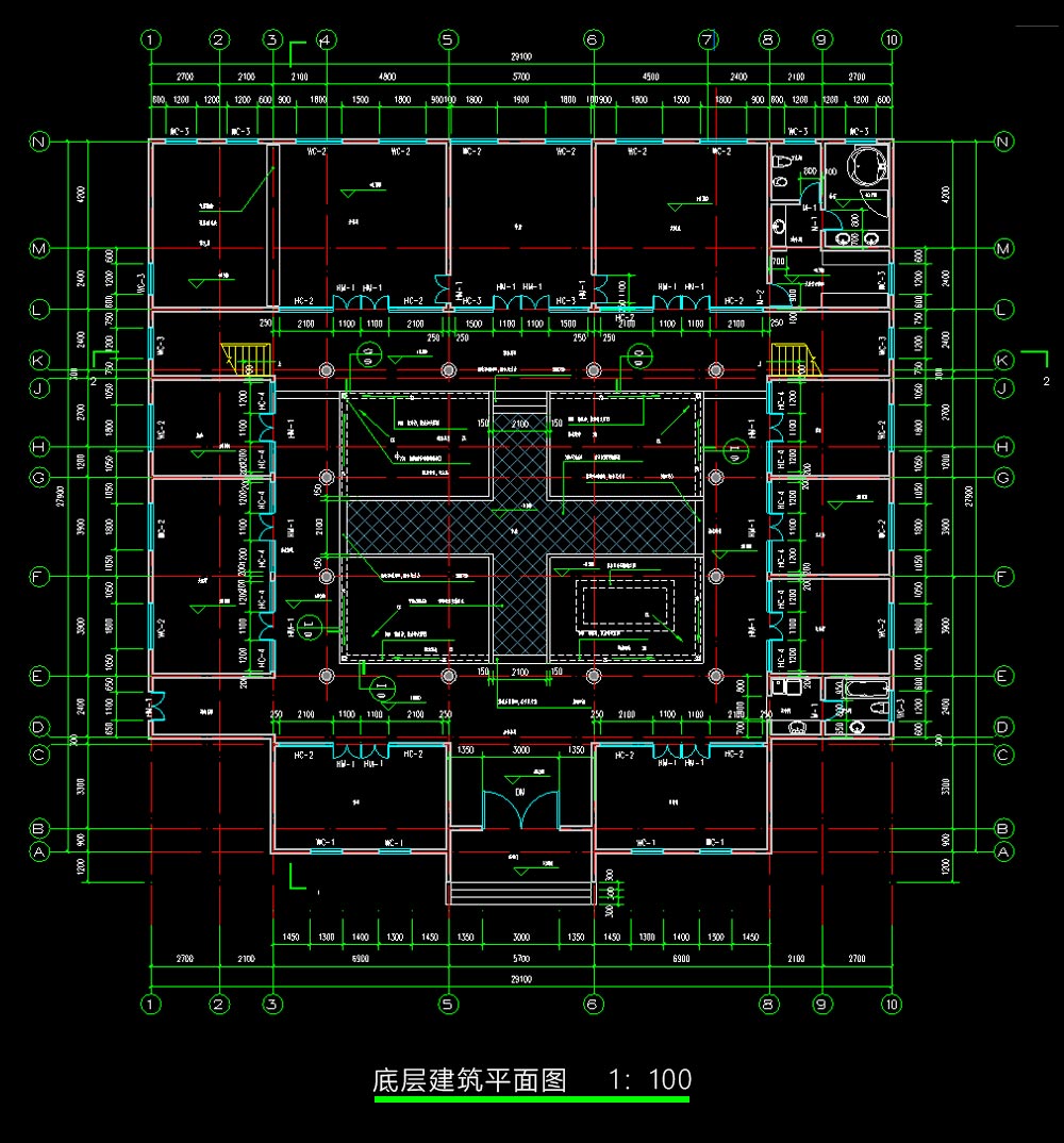 北京中式會所施工圖